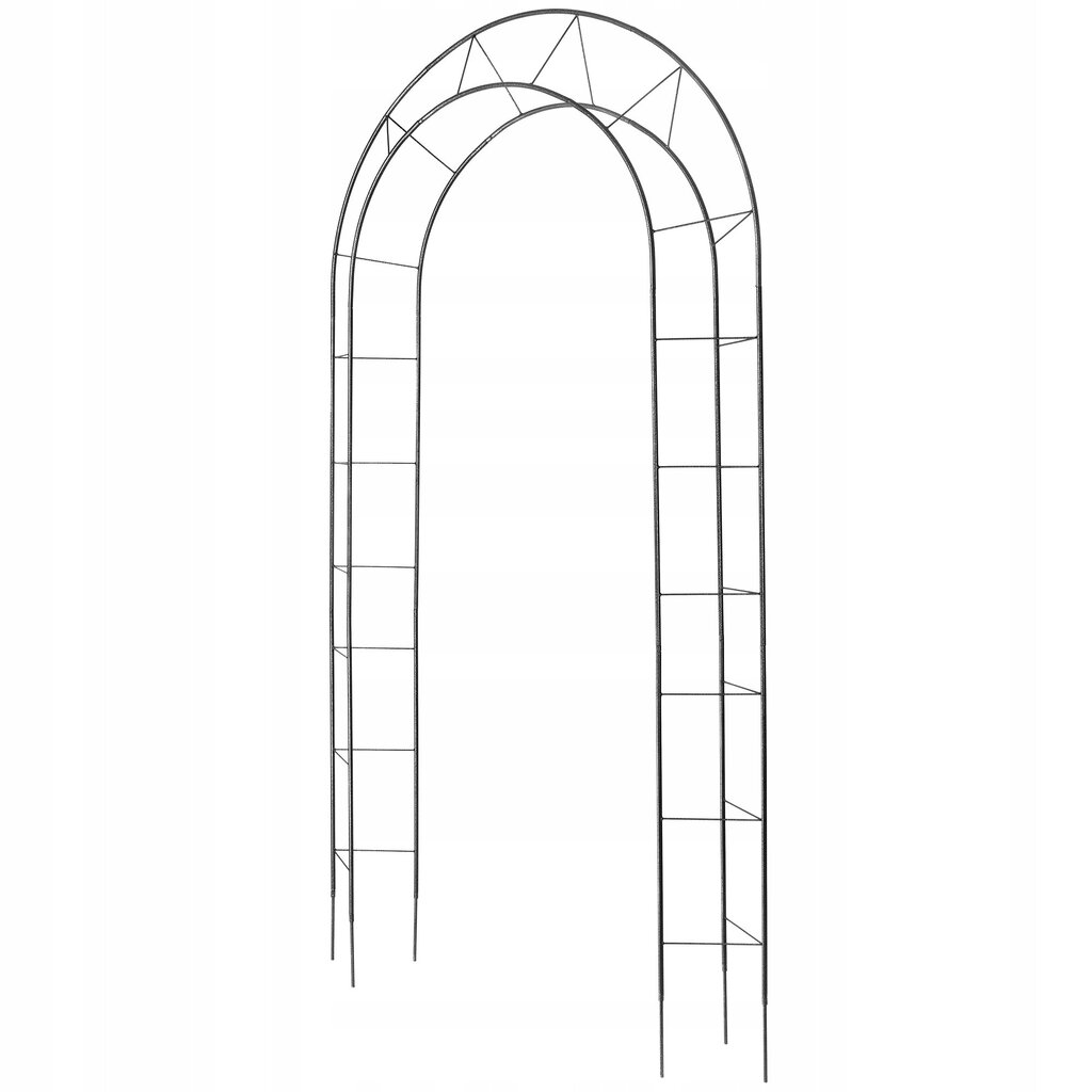 Puutarha Pergola Kukkakaari, Metalli, 273 cm hinta ja tiedot | Puutarhapaviljongit | hobbyhall.fi