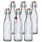 Lasipullo korkilla, 500ml, 6 kpl hinta ja tiedot | Säilöntä | hobbyhall.fi