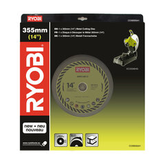 Katkaisusahan laikka Ryobi, 355 mm, COSB355A1 hinta ja tiedot | Ryobi Kodin remontointi | hobbyhall.fi