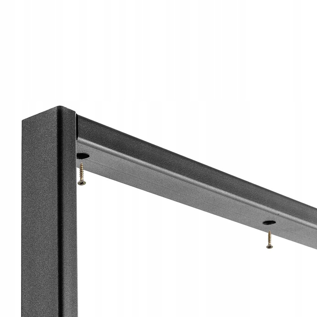 2x Metal Loft suorakaiteen muotoiset teollisuuspöydän jalat 60x75 cm hinta ja tiedot | Peilipöydät | hobbyhall.fi