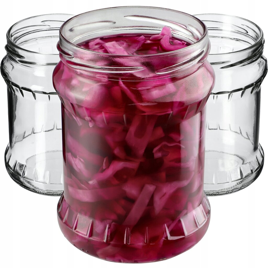 16x Lasipurkki 500ml Mason Jars Jar Hunajahillo Kurkkumehu hinta ja tiedot | Säilöntä | hobbyhall.fi