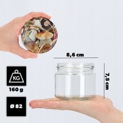 20x Lasipurkki 330 ml Säilöntäpurkit Jam Honey Caps Fi82 hinta ja tiedot | Säilöntä | hobbyhall.fi