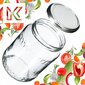 24x Jar Purkit 720 ml Lasi Mason Jar Kurkut Honey Weki hinta ja tiedot | Säilöntä | hobbyhall.fi