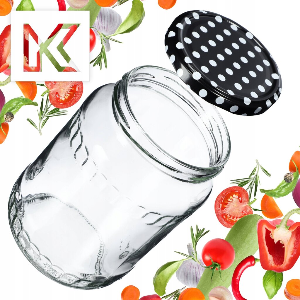 24x Jar Purkit 720 ml Lasi Mason Jar Kurkut Honey Weki hinta ja tiedot | Säilöntä | hobbyhall.fi