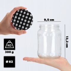 48x Jar Purkit 720 ml Lasi Mason Jar Kurkut Honey Weki hinta ja tiedot | Säilöntä | hobbyhall.fi