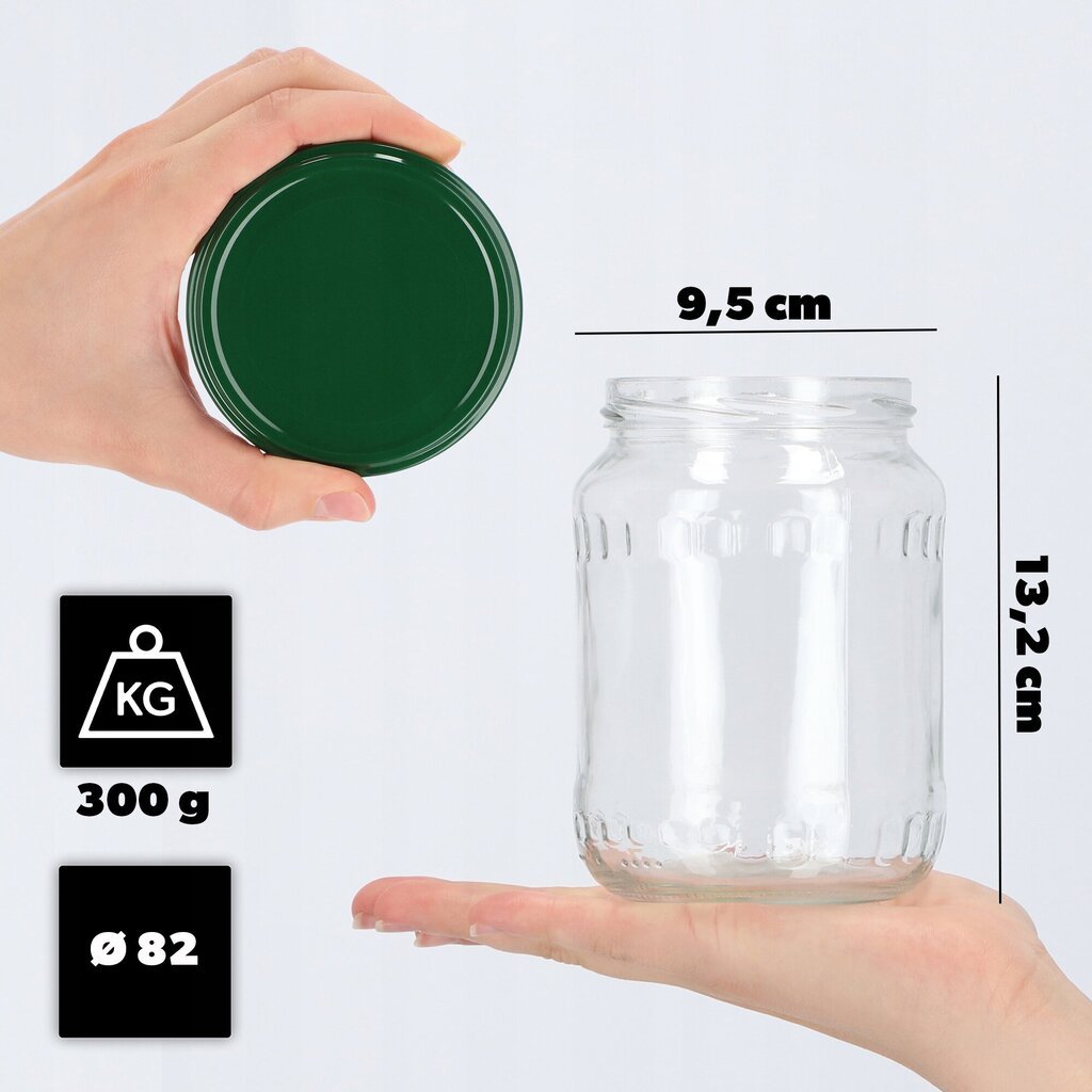 48x Jar Purkit 720 ml Lasi Mason Jar Kurkut Honey Weki hinta ja tiedot | Säilöntä | hobbyhall.fi