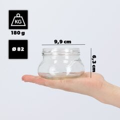 20x Jar 300 ml Säilöntäpurkit Hunaja Koristehillo hinta ja tiedot | Säilöntä | hobbyhall.fi