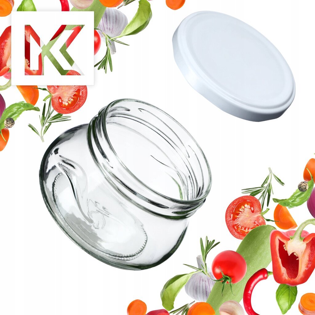 20x Jar 300 ml Säilöntäpurkit Hunajahillo + Korkit Fi82 hinta ja tiedot | Säilöntä | hobbyhall.fi