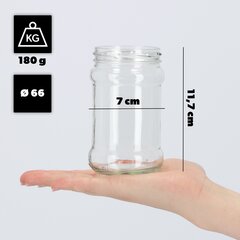 20x säilöntäpurkkia 315 ml lasipurkkihilloa hunajamehuja Weki hinta ja tiedot | Säilöntä | hobbyhall.fi