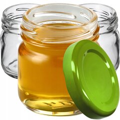10x lasipurkki 40 ml hunajamausteille Lahja + korkit hinta ja tiedot | Säilöntä | hobbyhall.fi