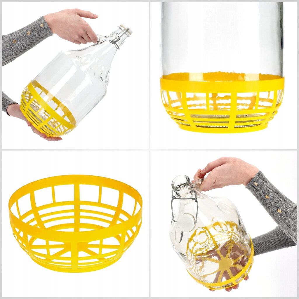 3x Wine Carboy 5L Balloon Lady In Basket -viinipullo + sulkeminen hinta ja tiedot | Säilöntä | hobbyhall.fi