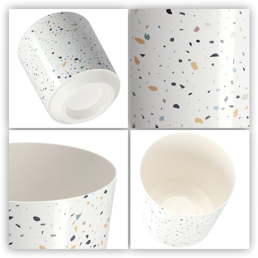 Terrazzo kukkaruukun kansi 19x20cm hinta ja tiedot | Kukkaruukut | hobbyhall.fi