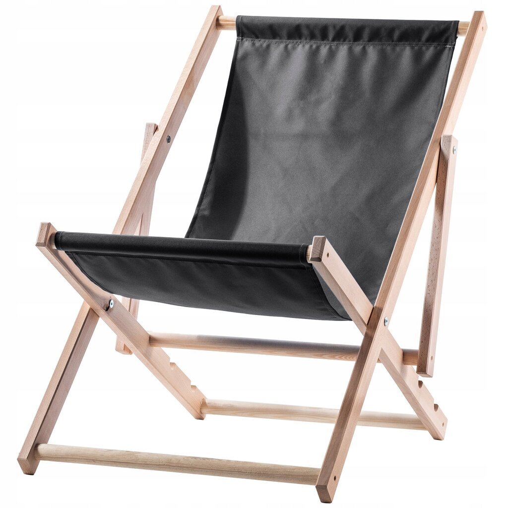 Garden Beach Deckchair Puiset lepotuolit 2 kpl hinta ja tiedot | Aurinkotuolit | hobbyhall.fi