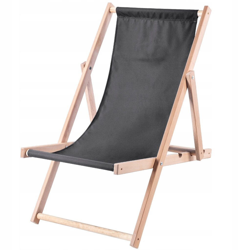 Garden Beach Deckchair Puiset lepotuolit 2 kpl hinta ja tiedot | Aurinkotuolit | hobbyhall.fi