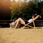 Garden Beach Deckchair Puiset lepotuolit 2 kpl hinta ja tiedot | Aurinkotuolit | hobbyhall.fi