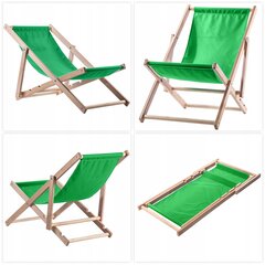 Garden Beach Deckchair Puiset lepotuolit 2 kpl hinta ja tiedot | Aurinkotuolit | hobbyhall.fi