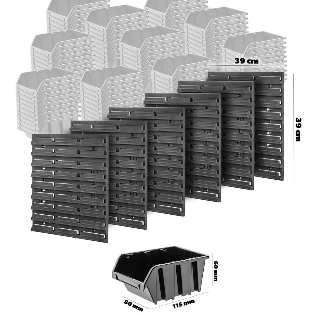 Työkalulaudan seinä 117x78cm 126El Workshop Autotallin hiekkalaatikot hinta ja tiedot | Työkalupakit ja muu työkalujen säilytys | hobbyhall.fi