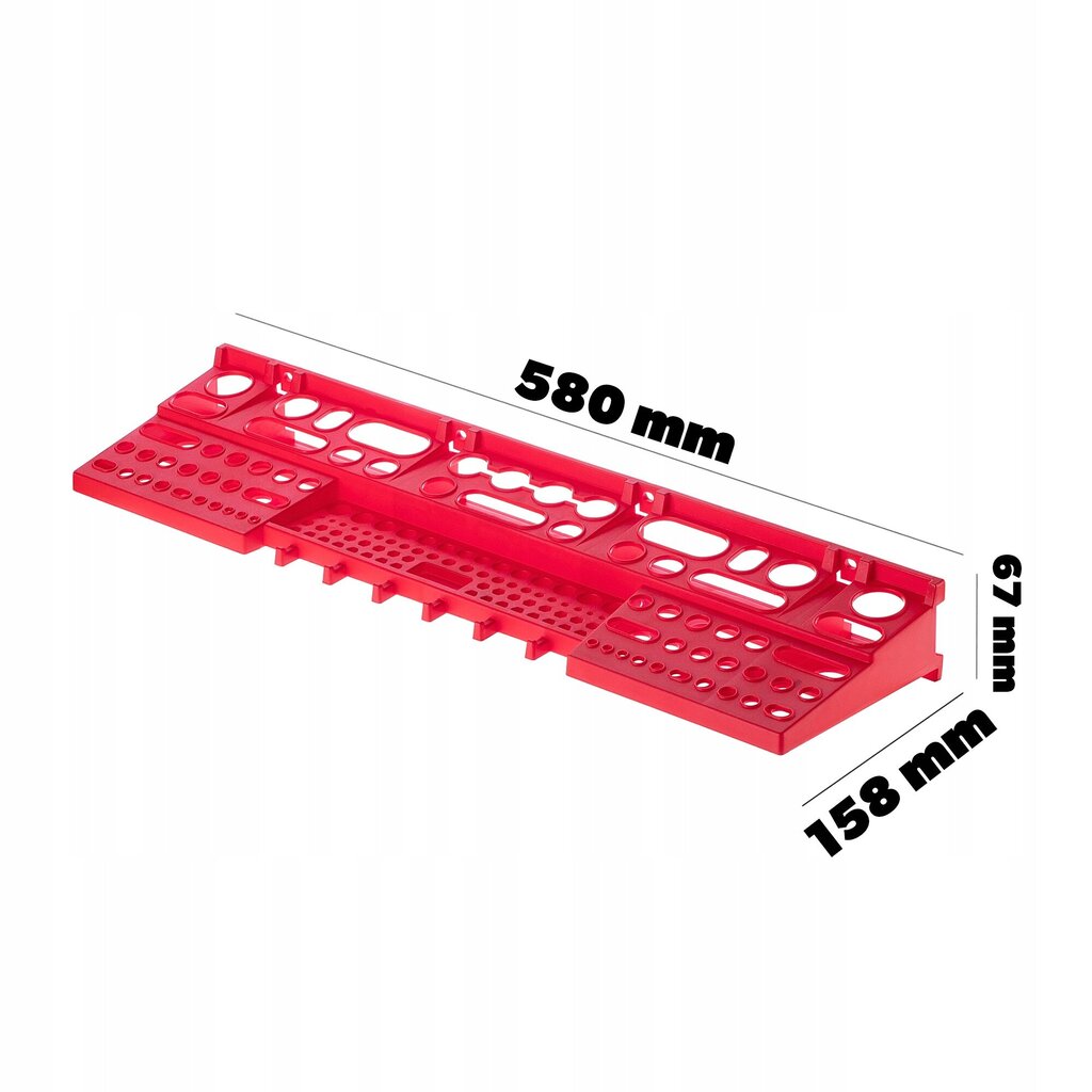 Työkalulevy 116x78cm Hylly 67 kpl hinta ja tiedot | Työkalupakit ja muu työkalujen säilytys | hobbyhall.fi