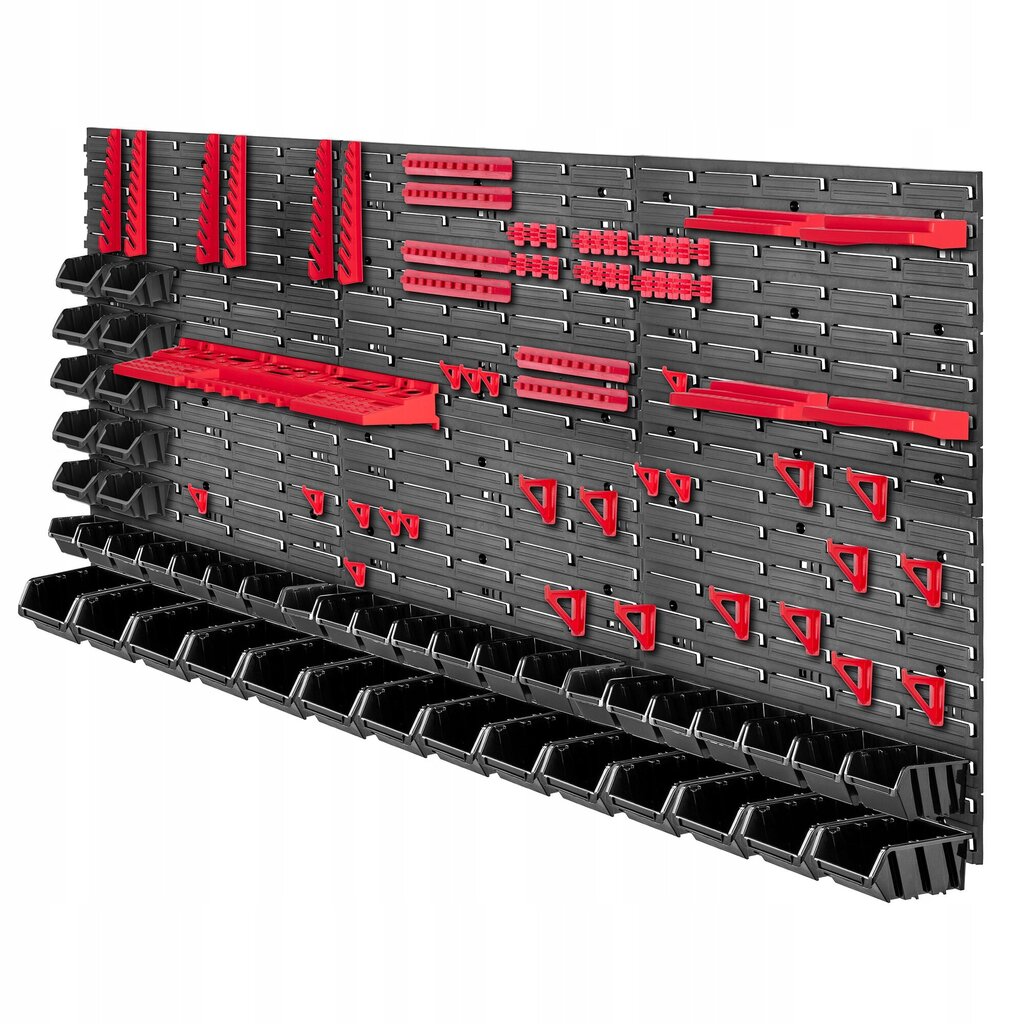 Työkalu seinälevy 174x78cm 110El hinta ja tiedot | Työkalupakit ja muu työkalujen säilytys | hobbyhall.fi