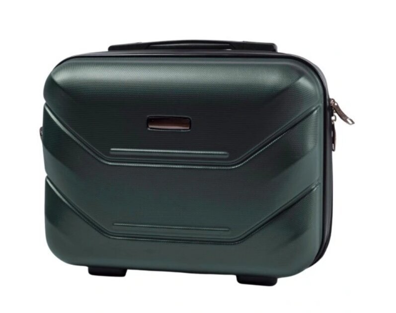 Suuri matkalaukku Unlimited 4201, L, vihreä plus kosmetiikkalaukku hinta ja tiedot | Matkalaukut ja matkakassit | hobbyhall.fi