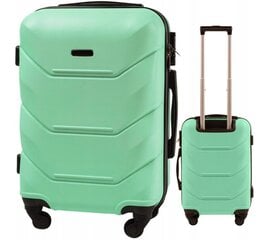 Pieni matkalaukku Unlimited 4201, S, vihreä plus kosmetiikkalaukku hinta ja tiedot | Matkalaukut ja matkakassit | hobbyhall.fi