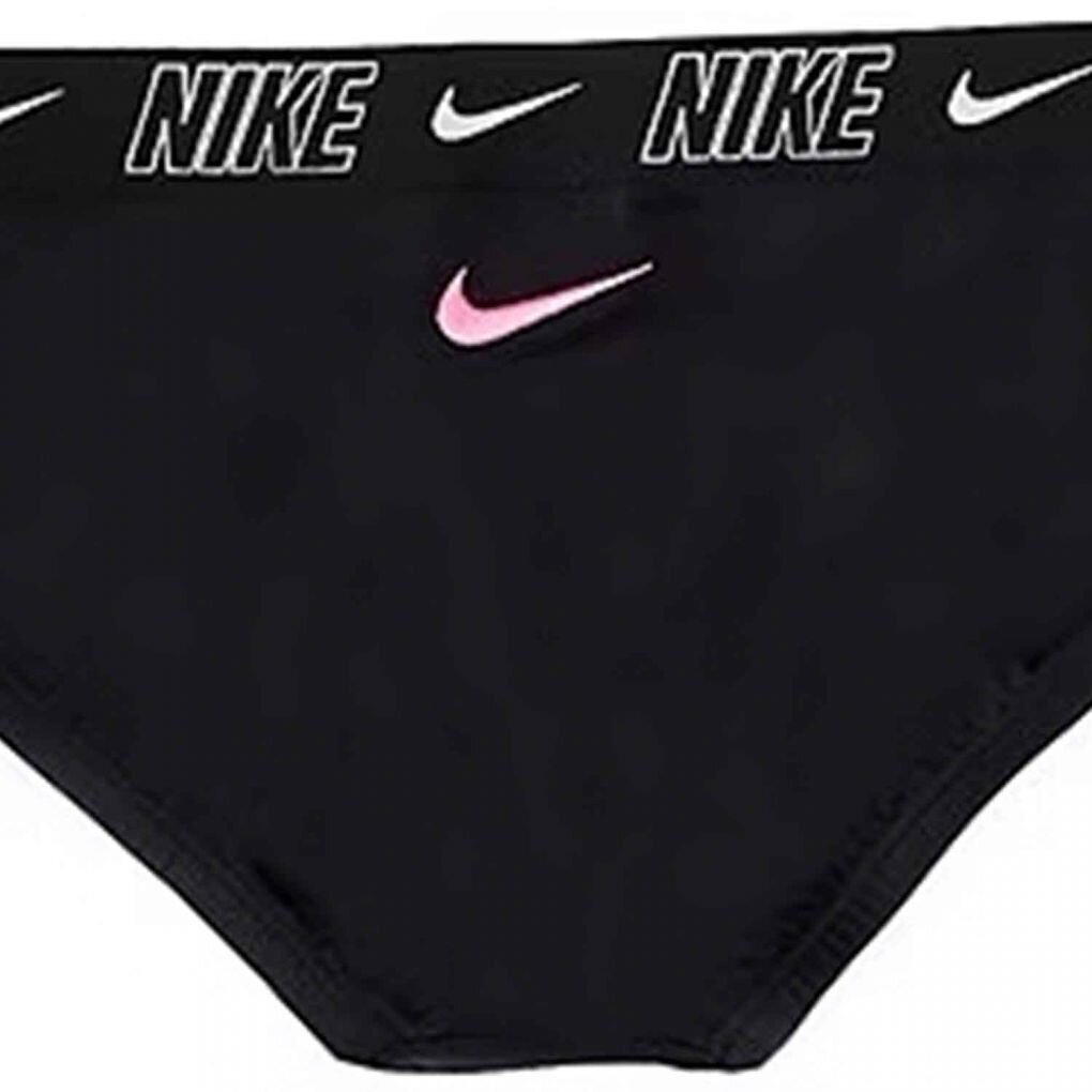 Nike Uimapuvut tytöille Nk G Logo Tape Crossback Black NESSE728 001 NESSE728 001/M hinta ja tiedot | Tyttöjen uima-asut | hobbyhall.fi