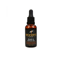 Parta- ja tatuointiöljy Woody's Beard & Tattoo Oil, 30 ml hinta ja tiedot | Parranajo ja karvanpoisto | hobbyhall.fi