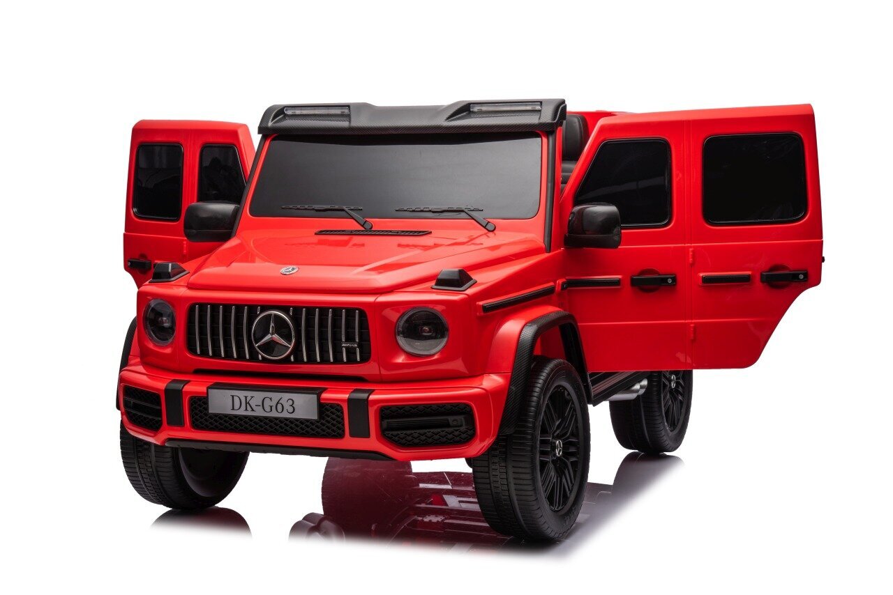 Sähköauto 4x4 Mercedes Benz G63 AMG XXL, punainen hinta ja tiedot | Lasten sähköautot | hobbyhall.fi