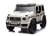 Sähköauto 4x4 Mercedes Benz G63 AMG XXL, valkoinen hinta ja tiedot | Lasten sähköautot | hobbyhall.fi