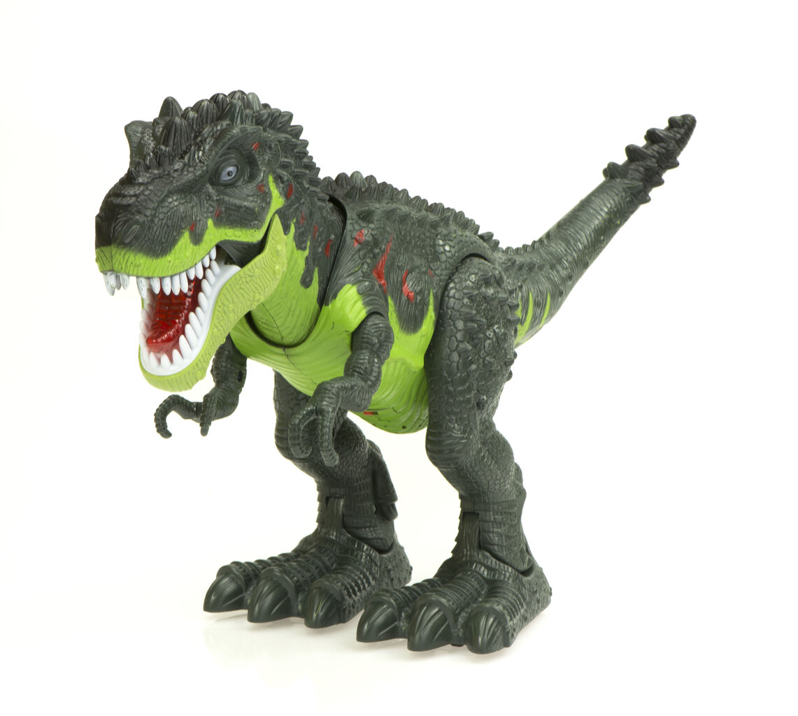 Elektroninen T-REX Dinosaur Walking Green hinta ja tiedot | Poikien lelut | hobbyhall.fi