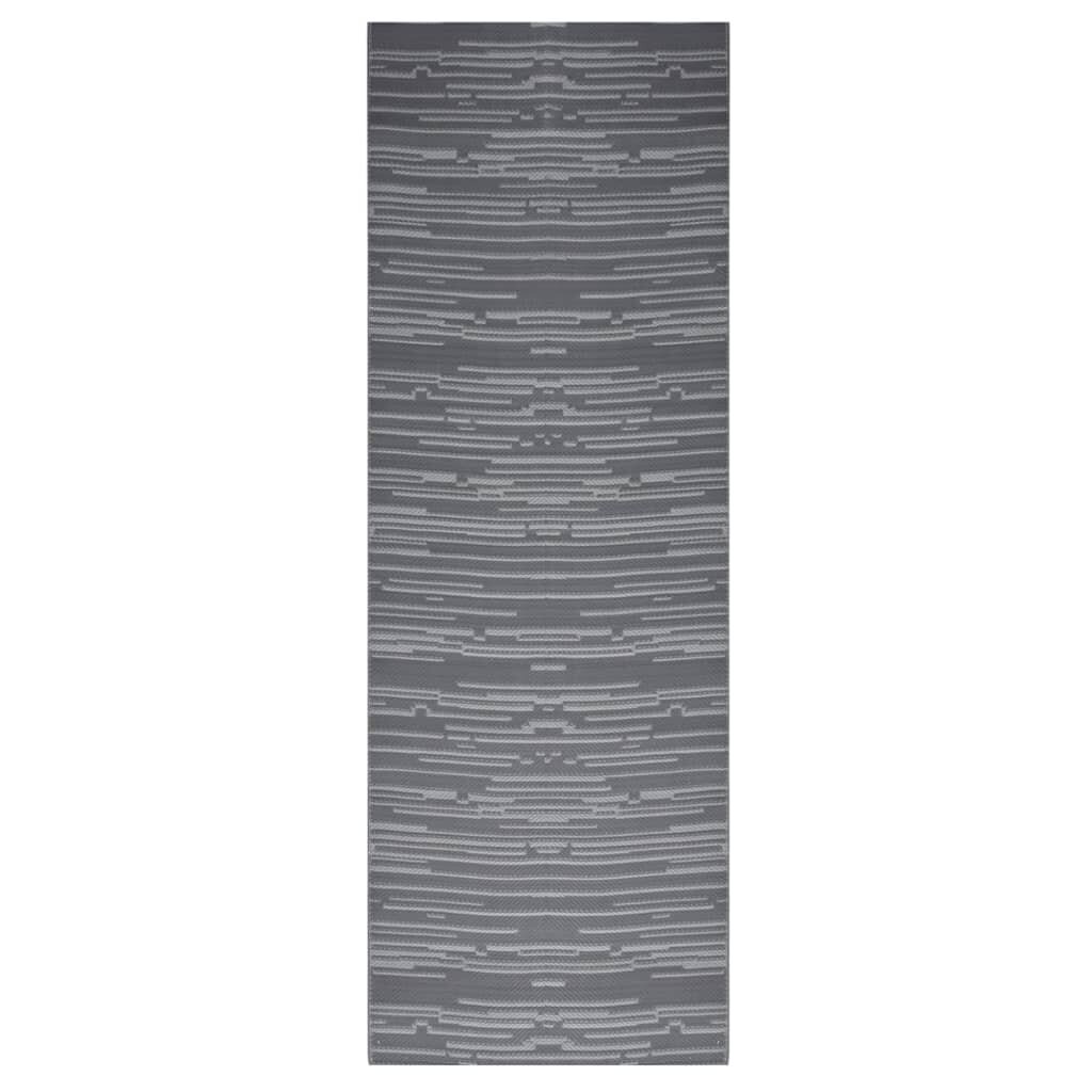 vidaXL ulkomatto, antrasiitinharmaa, 80x250 cm, PP hinta ja tiedot | Isot matot | hobbyhall.fi