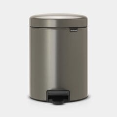 Brabantia NewIcon Poljinroska-astia 5L, Platinum hinta ja tiedot | Roska-astiat | hobbyhall.fi