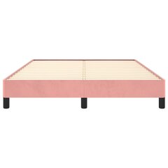 Sängynrunko, Velvet, 140x200 cm, vaaleanpunainen hinta ja tiedot | Sängyt | hobbyhall.fi