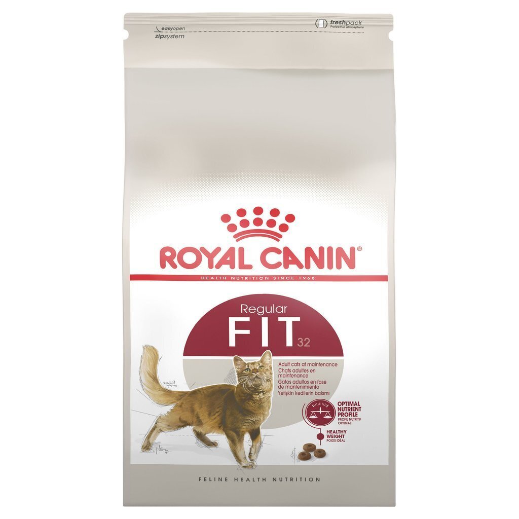 Royal Canin Fit kuivaruoka aikuisille kissoille 2kg hinta ja tiedot | Kissan kuivaruoka | hobbyhall.fi