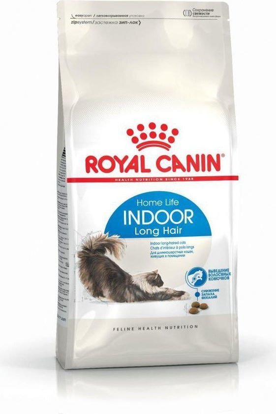 Royal Canin kotona asuville pitkäkarvaisille kissoille Pitkäkarvainen sisätiloissa, 0,4 kg hinta ja tiedot | Kissan kuivaruoka | hobbyhall.fi