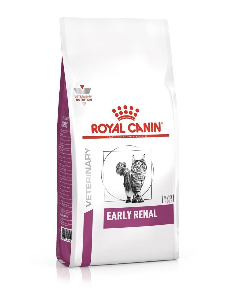 Royal Canin kissoille, joilla on alkuvaiheen krooninen munuaissairaus Early Renal Cat, 3,5 kg hinta ja tiedot | Kissan kuivaruoka | hobbyhall.fi