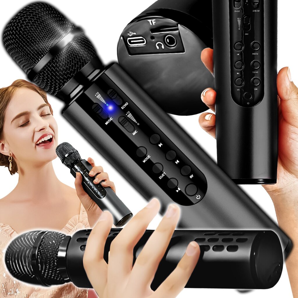 Karaoke mikrofoni hinta ja tiedot | Mikrofonit | hobbyhall.fi