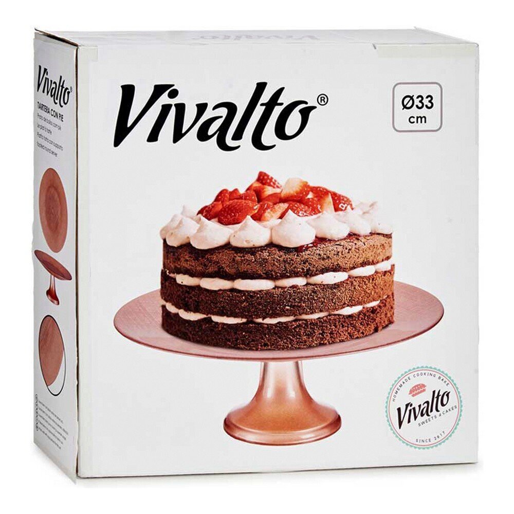 Vivalto kakkutarjotin, 33 x 9 x 33 cm hinta ja tiedot | Astiat | hobbyhall.fi