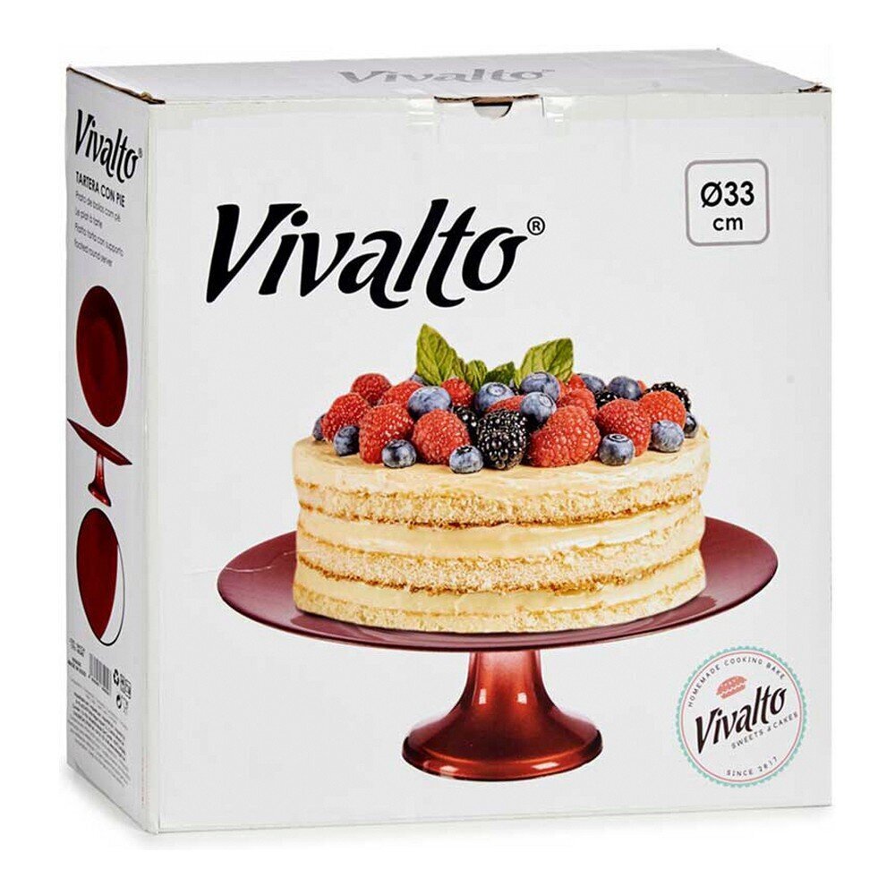 Vivalto kakkutarjotin, 33 x 9 x 33 cm hinta ja tiedot | Astiat | hobbyhall.fi