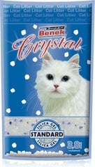 Silikonihiekka kissoille Super Benek Crystal Naturalny, 3,8 l hinta ja tiedot | Kissanhiekka | hobbyhall.fi