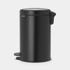 Brabantia NewIcon Suljettava astia polkimella, 12l, mattamusta, hinta ja tiedot | Brabantia Koti ja keittiö | hobbyhall.fi