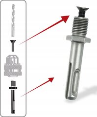 SDS+ adapteri 1/2" poranterälle hinta ja tiedot | Käsityökalut | hobbyhall.fi