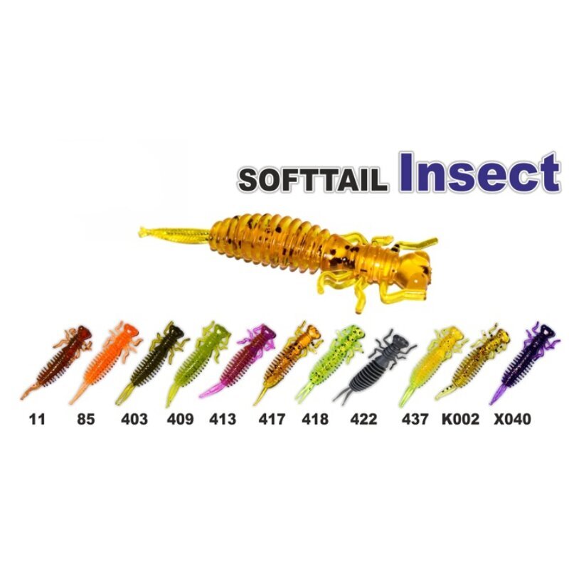 Kuminauha Akara Softtail Insect 417 hinta ja tiedot | Vieheet ja uistimet | hobbyhall.fi