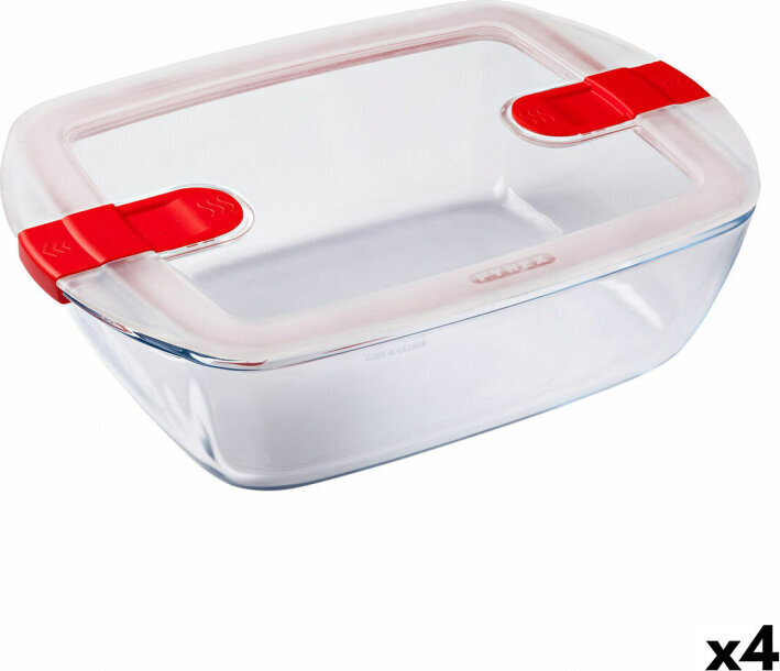 Sarja Pyrex ruoka-astioita, 4 kpl. hinta ja tiedot | Elintarvikkeiden säilytysastiat | hobbyhall.fi