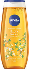 Suihkugeeli Nivea Exotic, 250 ml hinta ja tiedot | Suihkusaippuat ja suihkugeelit | hobbyhall.fi