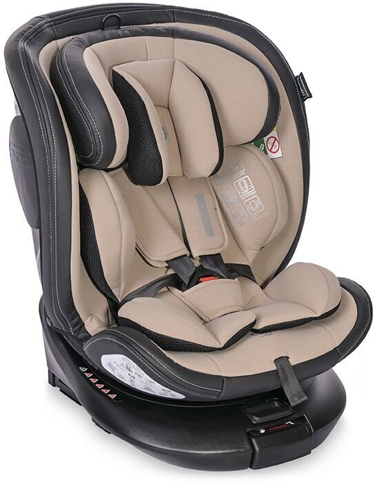 Autonistuin Lorelli Estate i-Size Isofix, 0-36 kg, Beige hinta ja tiedot | Turvaistuimet | hobbyhall.fi