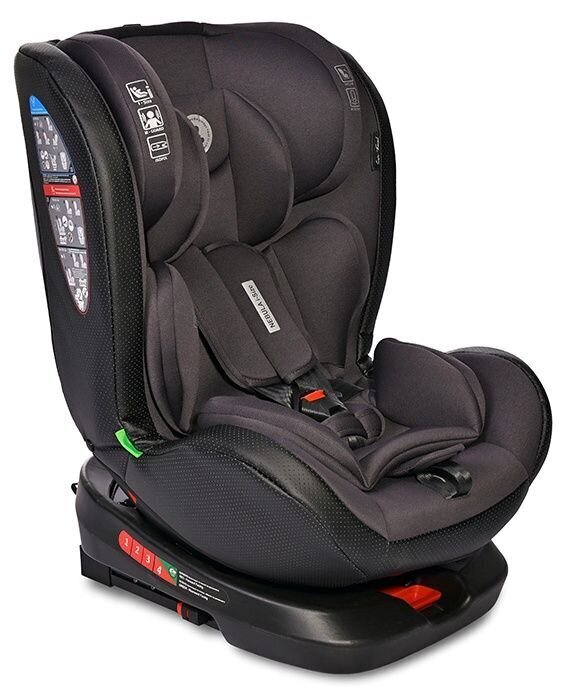 Autonistuin Lorelli Nebula i-Size IsoFix, 0-36 kg, Black hinta ja tiedot | Turvaistuimet | hobbyhall.fi