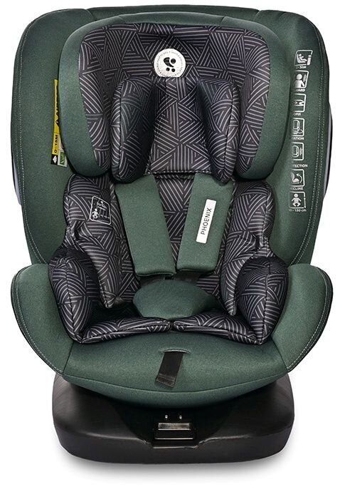 Autonistuin Lorelli Phoenix i-Size IsoFix, 0-36 kg, Green Pine hinta ja tiedot | Turvaistuimet | hobbyhall.fi