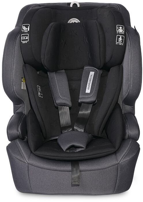 Autonistuin Lorelli Andromeda i-Size Isofix, 9-36 kg, Black Stars hinta ja tiedot | Turvaistuimet | hobbyhall.fi