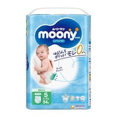 Japanilaiset housuvaipat Moony S 4-8 kg, 54 kpl hinta ja tiedot | Vaipat | hobbyhall.fi